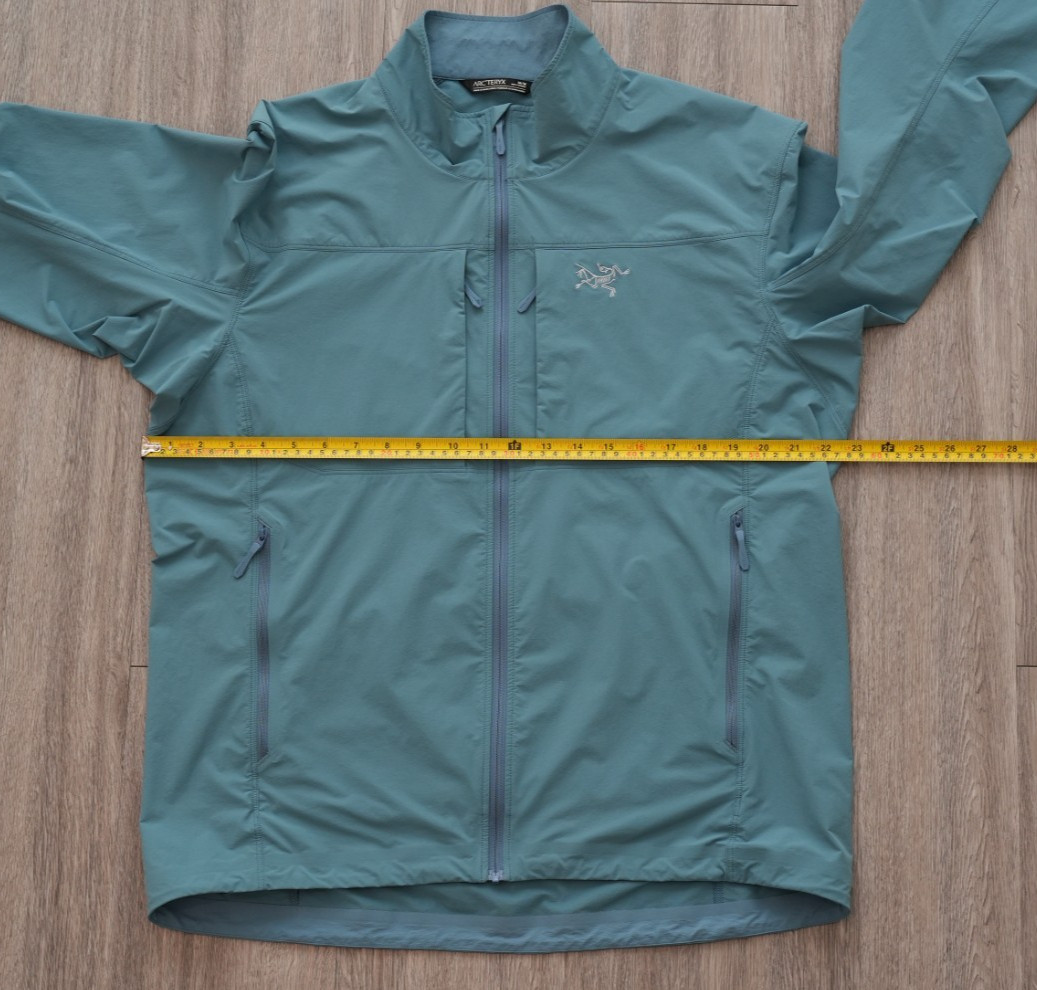RARE Arc’teryx Gamma Lightweight Jacket Men’s Medium Stone Wash Blue Softshell