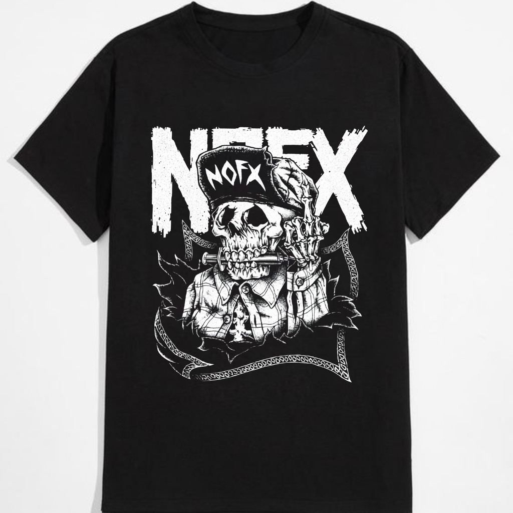 NOFX The Final Shows Heavy Cotton Black Unisex T-shirt Size S-5XL