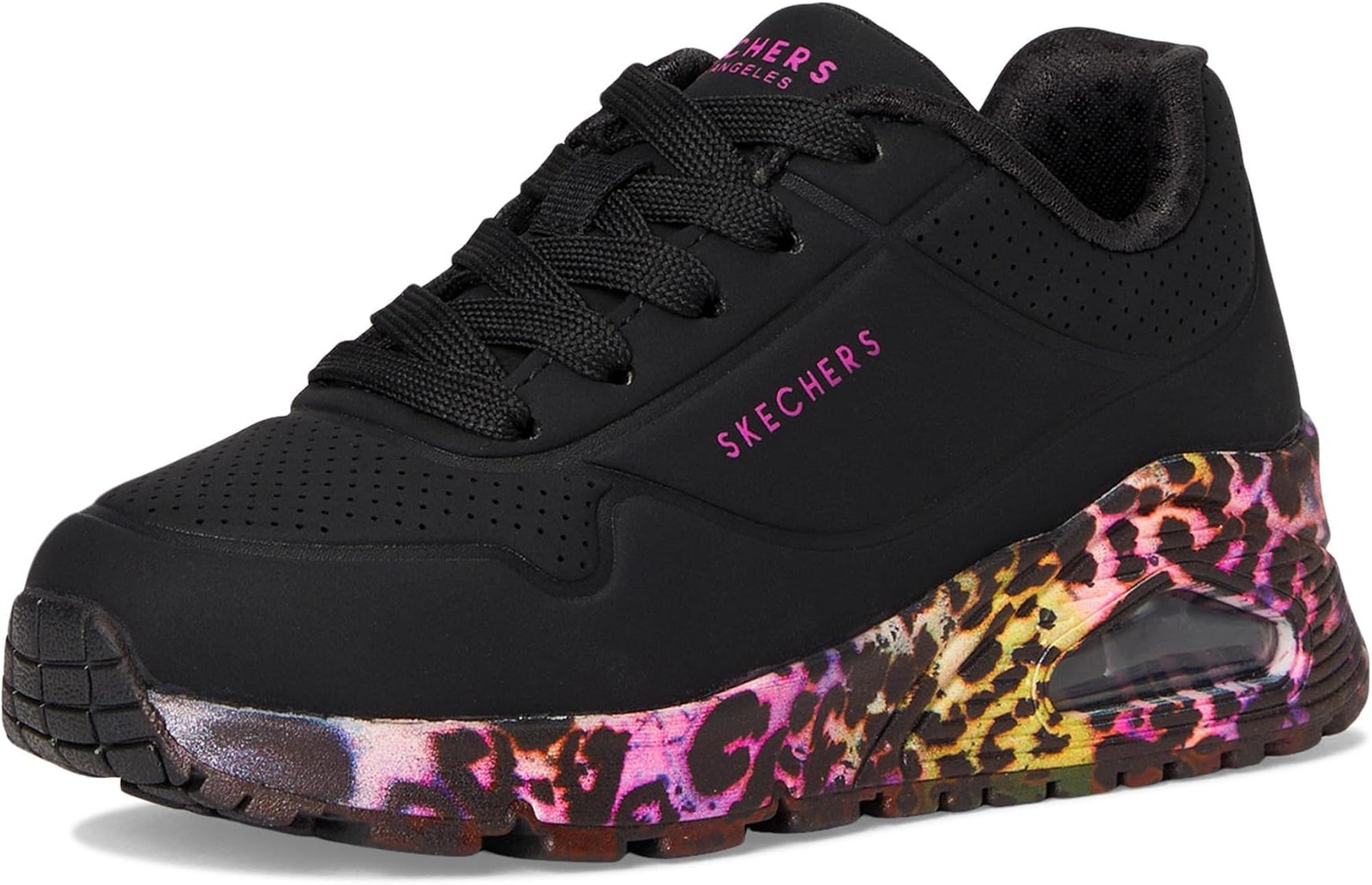 Skechers Womens Uno Gen1 – Viva Leopard 310308l (Little Kid/Big Kid) – Black/Mul