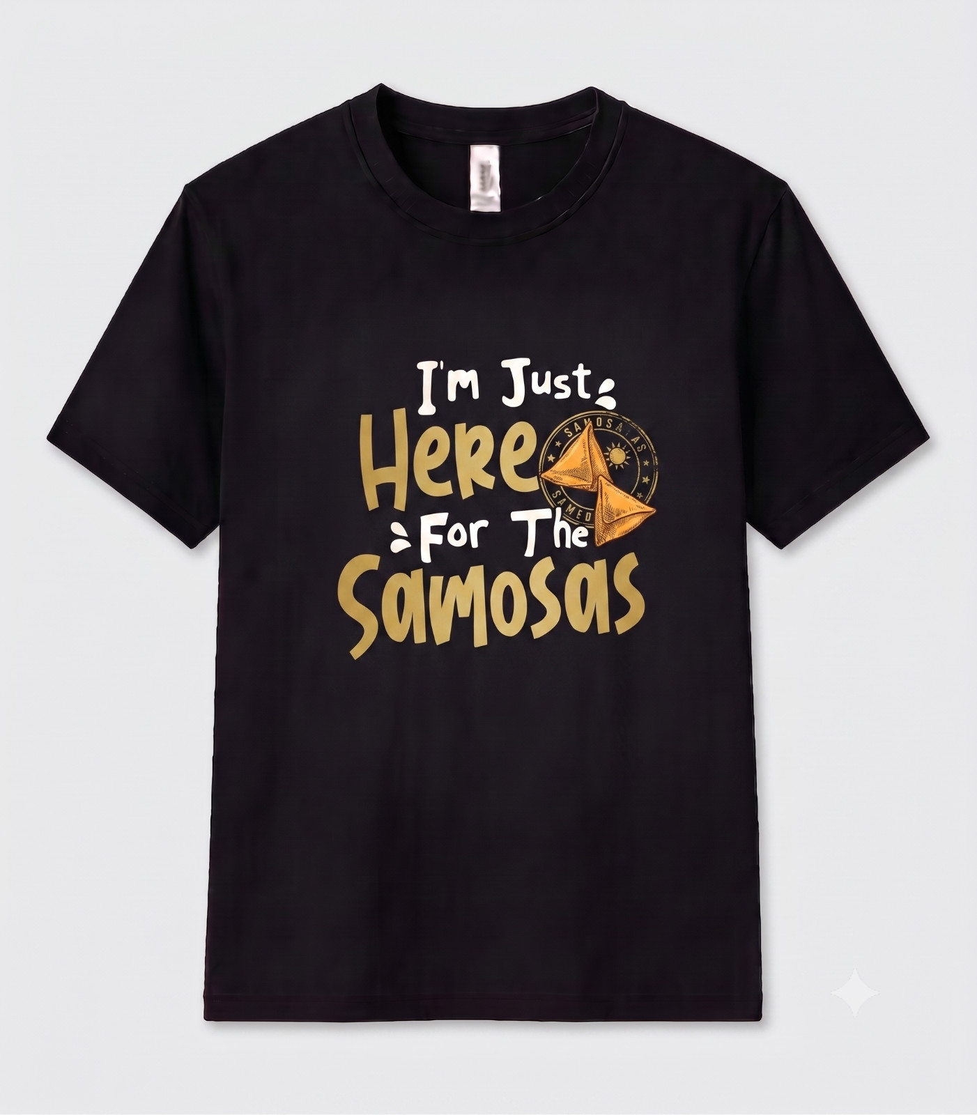 I’m Just Here For The Samosas Shirt Funny Desi Foodie Tee South Asian Indian