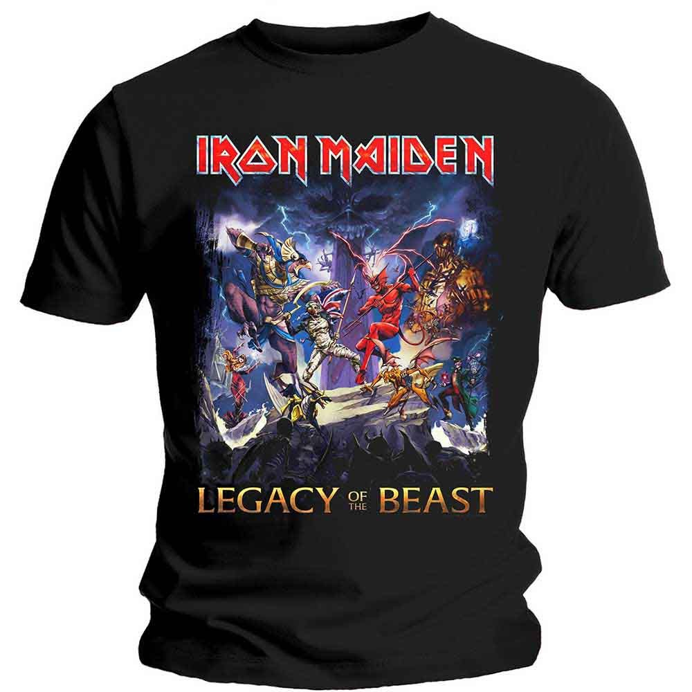 Iron Maiden Legacy of the Beast T-Shirt Black New