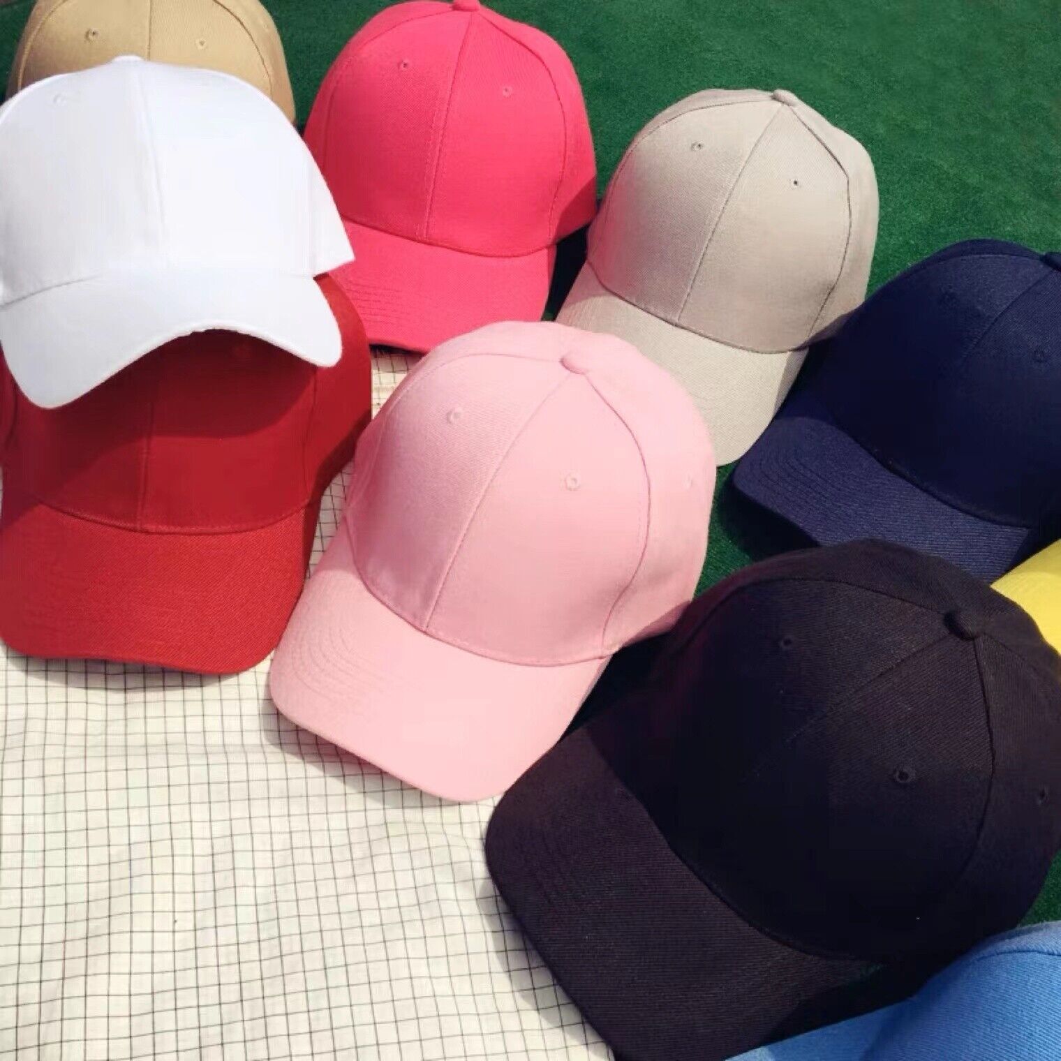 Mens Cap Baseball Cotton Adjustable Ball Dad Hat Plain Solid Washed Women US