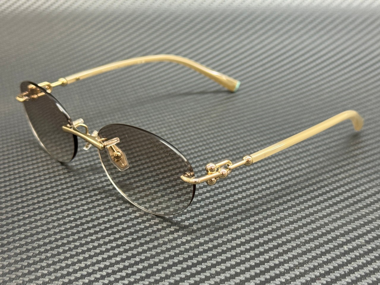 TIFFANY TF3104D 617811 Pale Gold Grey Gradient Women’s 56 mm Sunglasses