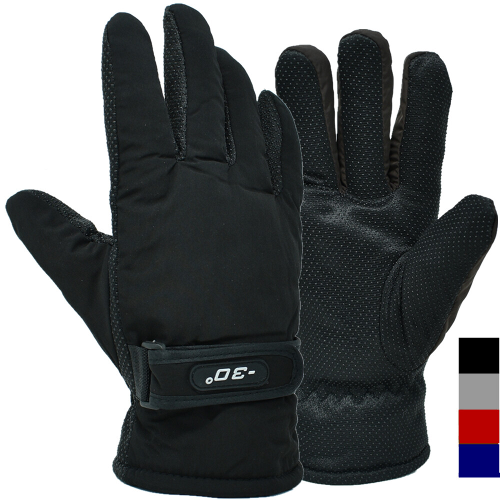 Men Winter Thermal Warm Waterproof Skiing Driving Work Insulated Gloves Mittens