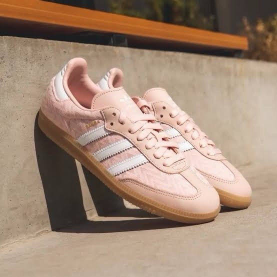 Adidas Women’s Samba OG Casual Lifestyle Shoes Sandy Pink White Gold IH3977 NEW