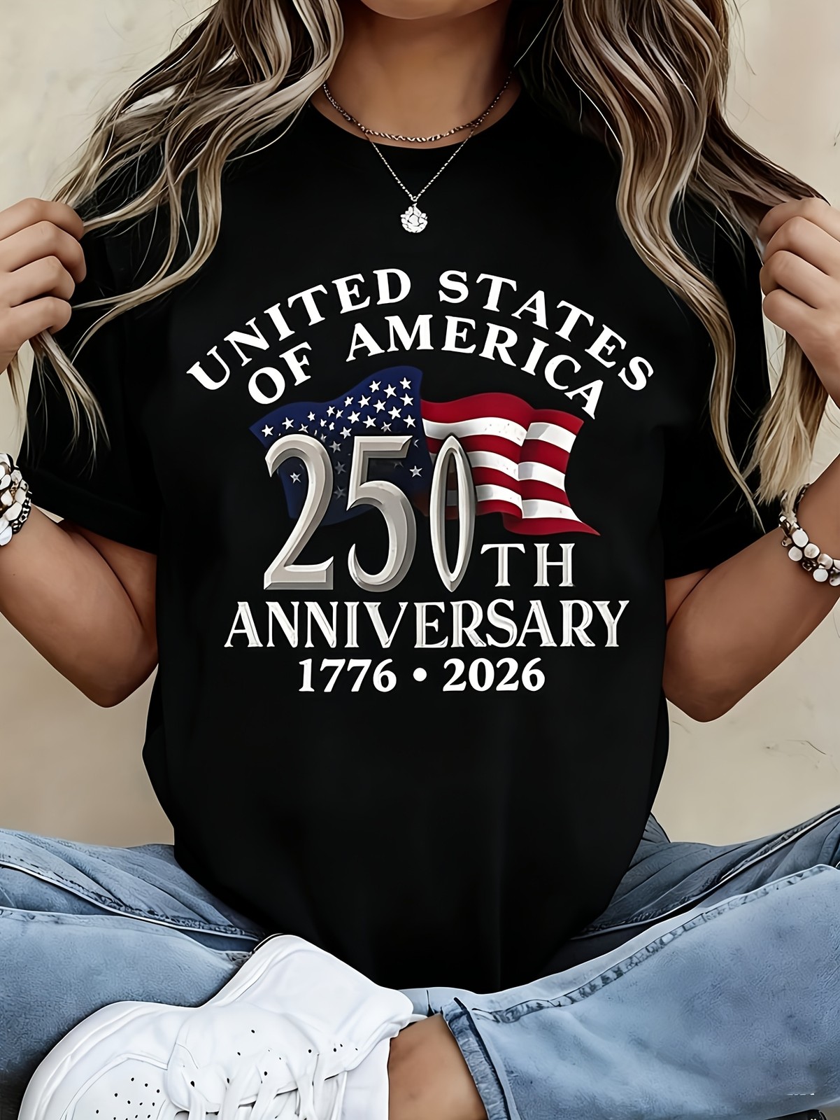 USA 250th Anniversary Shirt 1776 2026 Patriotic American Flag T-Shirt