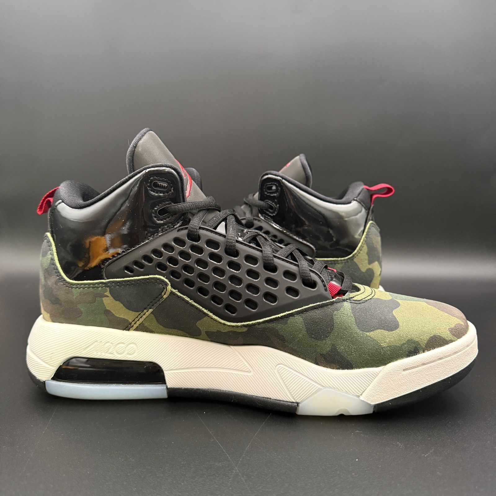 Nike Air Jordan Maxin 200 Camo Black White Lace Up Sneakers CD6107-200 Men Sizes