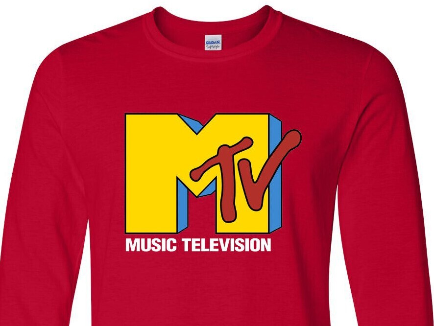 MTV – Music Television – The Original – 1980’s Design – Unisex – Long Sleeve Tee