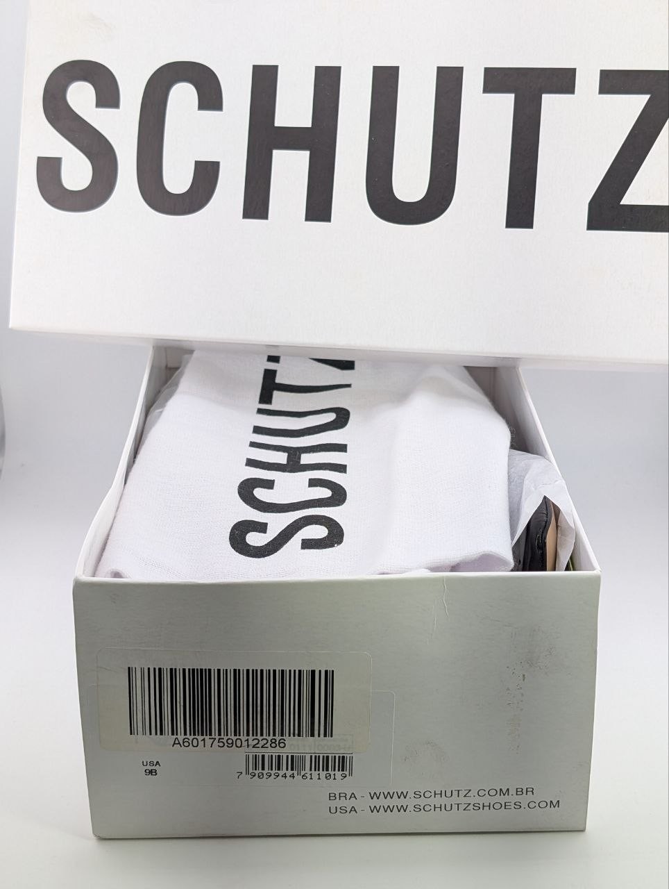 NIB Schutz Octavia Leather Heeled Sandal in Black, sizes 9 & 9.5 available