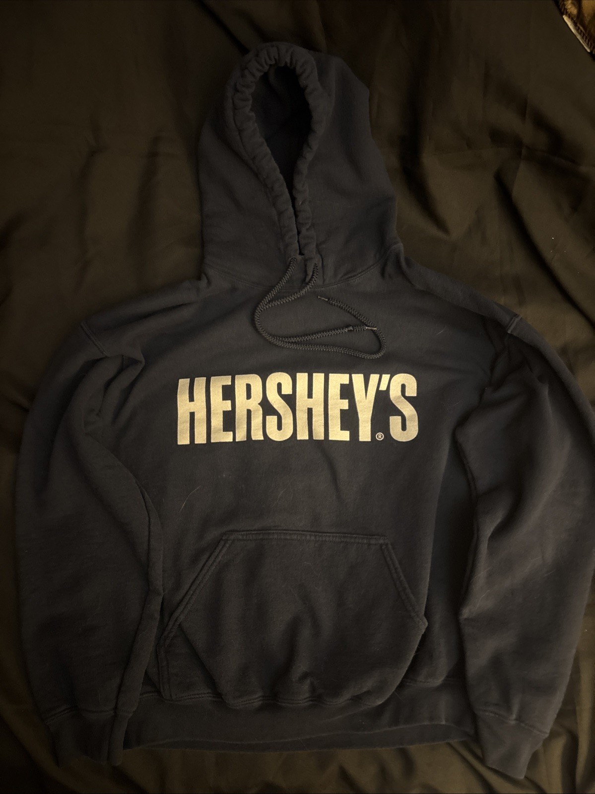 Hershey’s Vintage Men’s Blue Sweatshirt Hoodie Size M