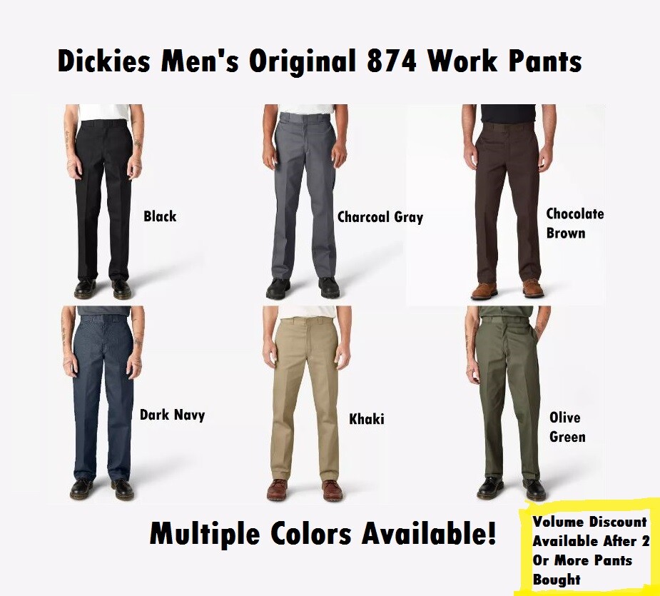 Dickies Men’s Original 874 Work Pants – Multiple Colors