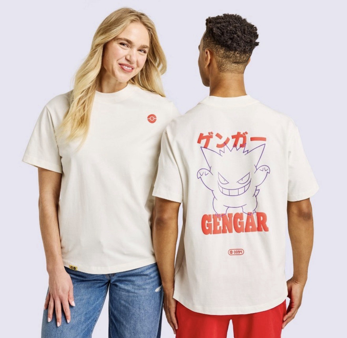 Pokémon X Target Exclusive Gengar T-Shirt – Cream – Size Large Unisex Fast Ship!
