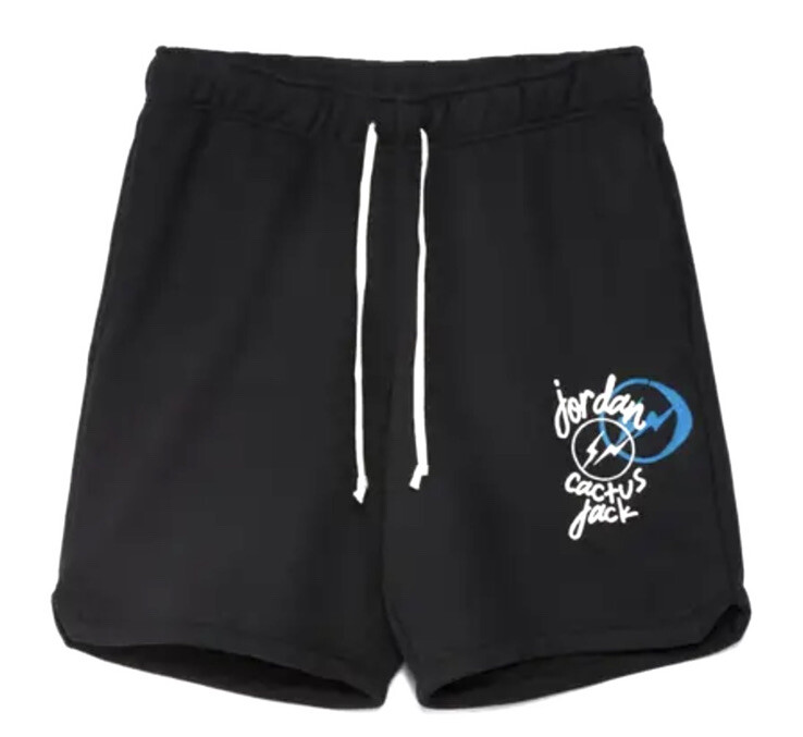NIKE AIR JORDAN 1 TRAVIS SCOTT CACTUS JACK FRAGMENT DESIGN SHORTS DJ0617 010 2XL
