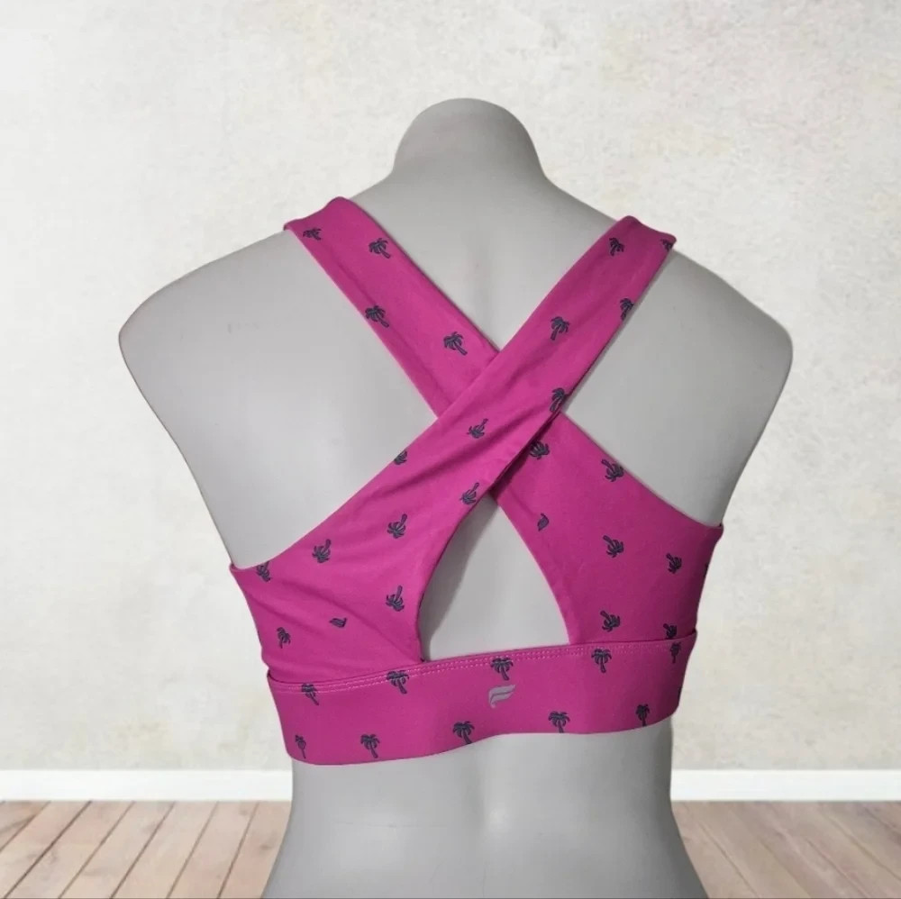 NEW Fabletics Women’s Oasis Pure Luxe High-Waisted Capri Barbie Pink Escape
