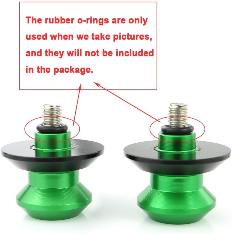 1 Pair M8 X1.25 Motorcycle Swing Arm Bobbins/Slider/Spool, Fit for Z650/Z900/…