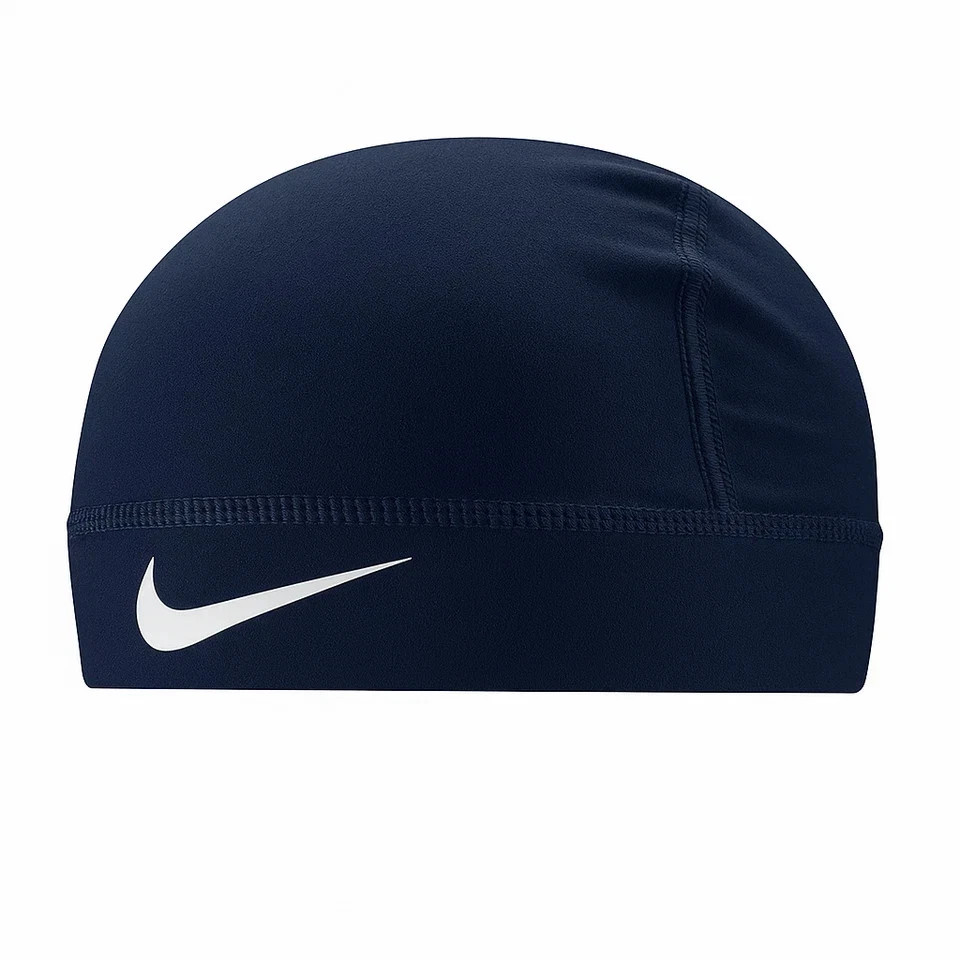 Nike Pro Dri-FIT Skull Cap OSFM Navy Blue Performance Beanie Hat
