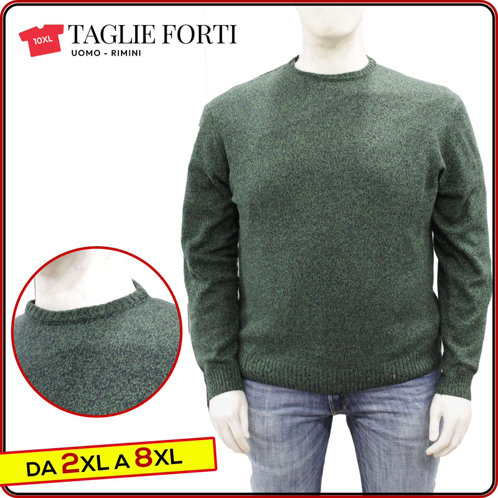 MEN’S PLUS SIZE sweater winter sweater from 2 XL to 10 XL Maxfort