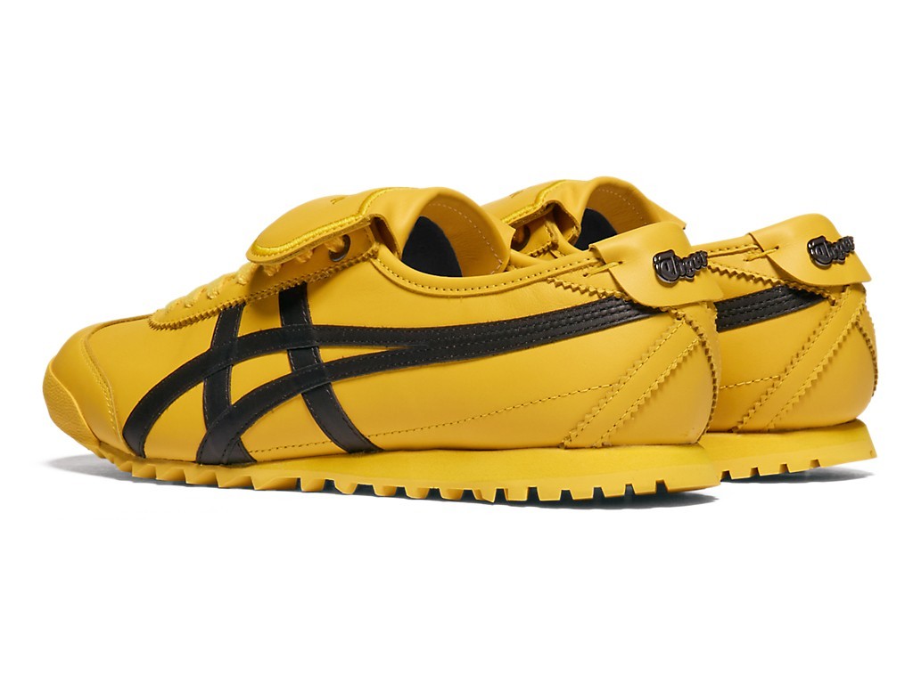 Onitsuka Tiger Mexico 66 Golf 1183C557 Yellow Black Shoes Brand New With Box