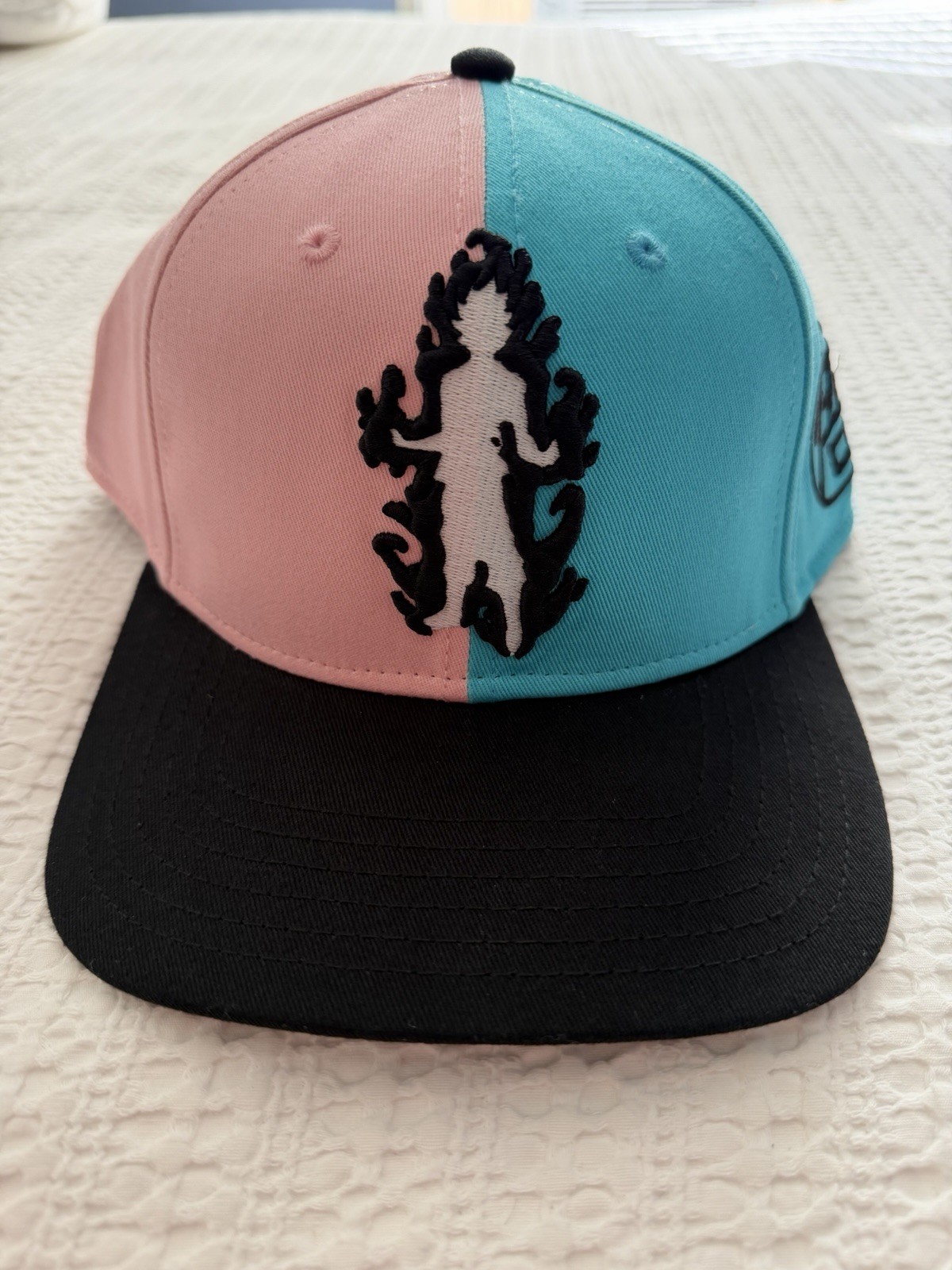 Dragon Ball Super Super Saiyan Blue Rose SnapBack Anime Hat One Size Adjustable