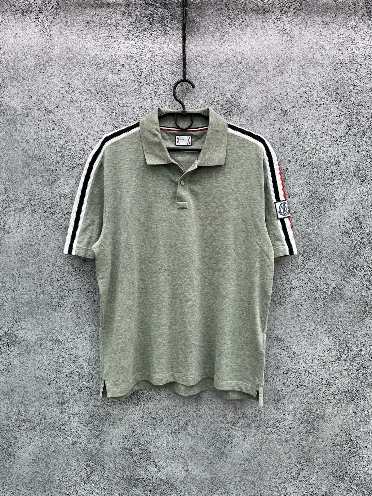 Rare Moncler Gamme Bleu Shirt RWB Pocket Trim Retail $975 Men’s Size L
