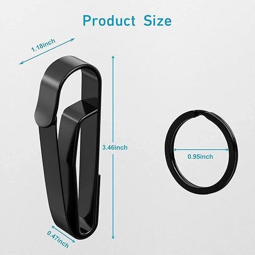 Duty Belt Key Holder, 2PCS Superior Key Ring Holder, Upgraded Quick Release Belt