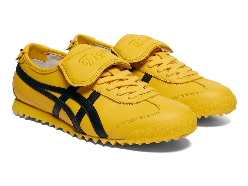 Onitsuka Tiger Mexico 66 Golf 1183C557 Yellow Black Shoes Brand New With Box