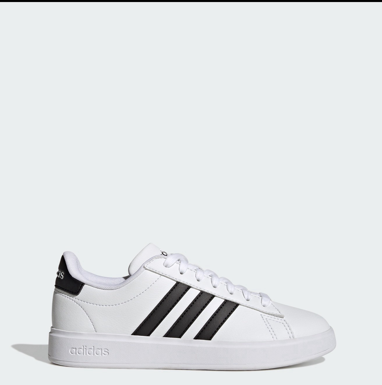 New Adidas Grand Court 2.0 Women White Black Casual Shoes In Box – 5.5