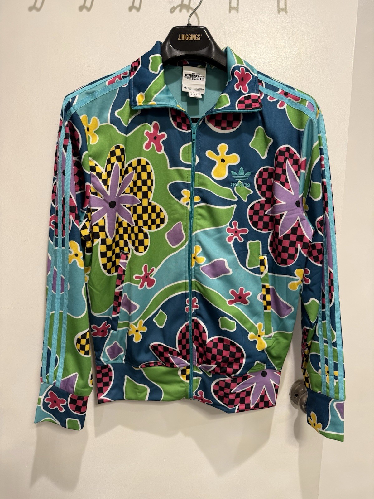 Jeremy Scott Adidas Psychedelic Floral Track Jacket M