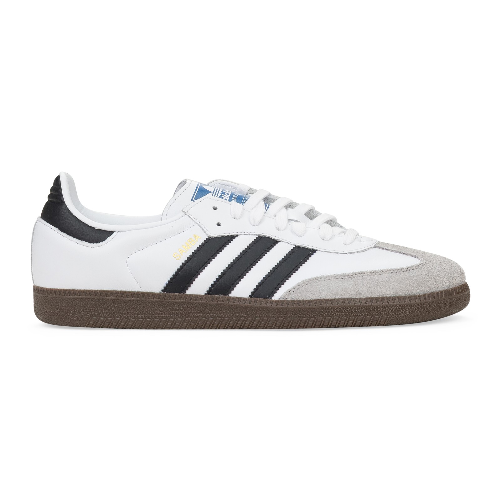 NIB ADIDAS WHITE/BLACK/GRAY SAMBA OG SNEAKERS SIZE 9.5 $119