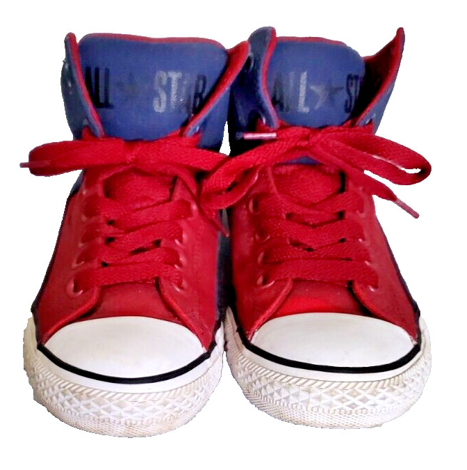 CONVERSE ALL STAR NAVY/MAROON SNEAKERS YOUTH SIZE 5 #654277F