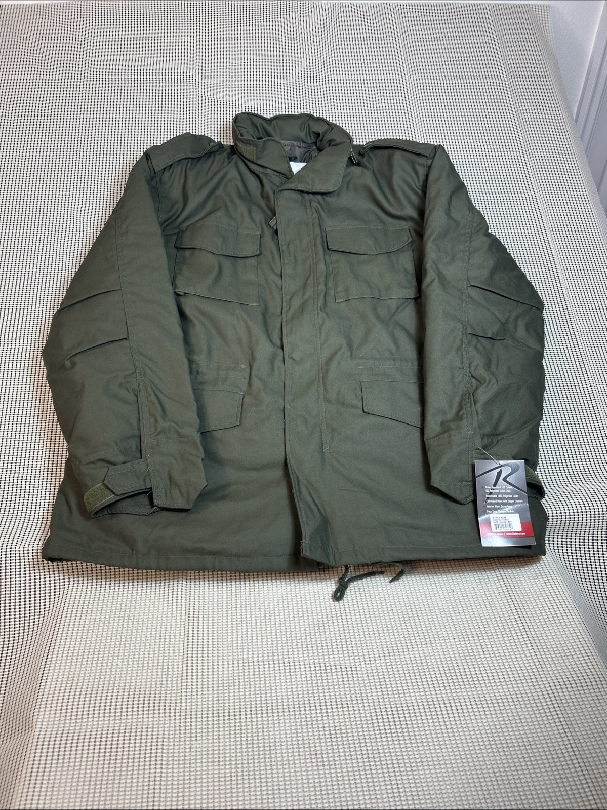 Rothco M-65 Tactical Camouflage Military Field Jacket & Liner XL Green
