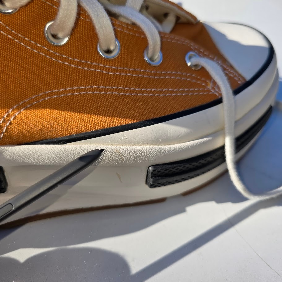 Converse Run Star Legacy CX Platform Shoes Womens 9 Mens 7.5 Orange Amber A00853