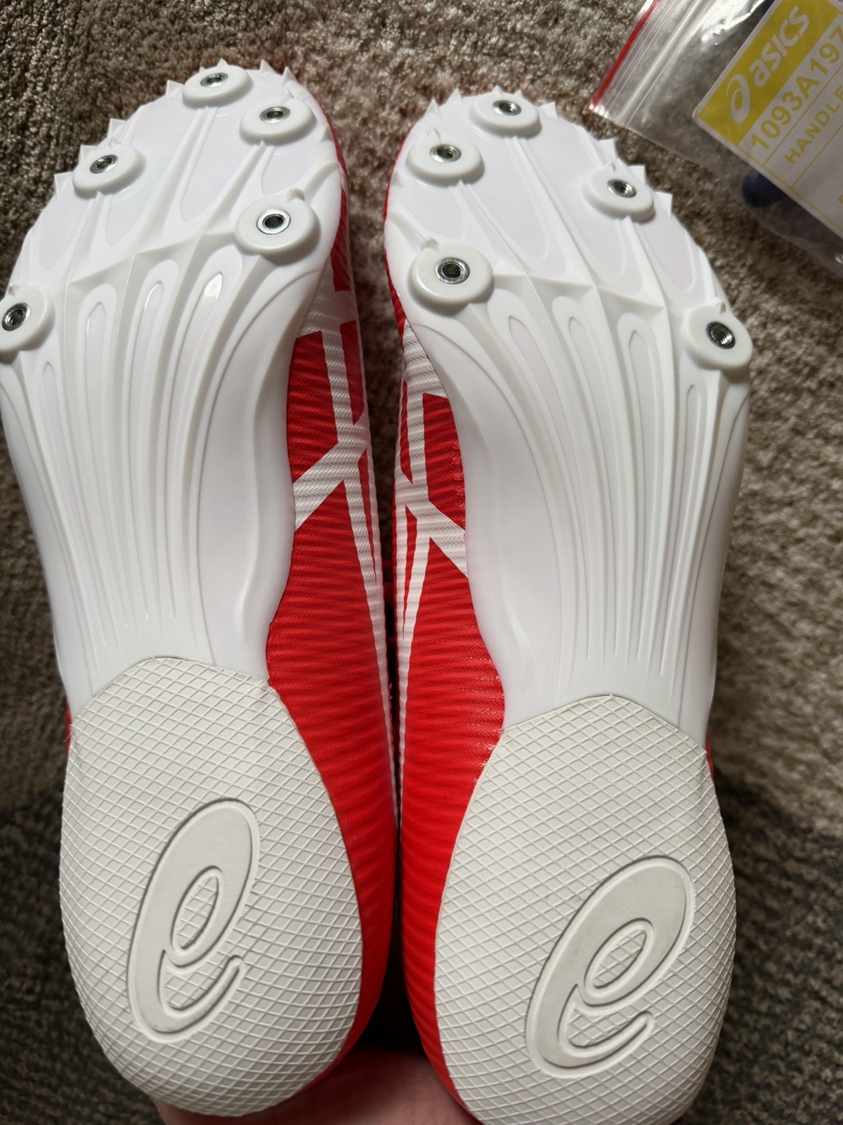 ASICS HyperSprint 8 Track & Field Shoe Size 12 Diva Pink White 1093A197-702 NEW