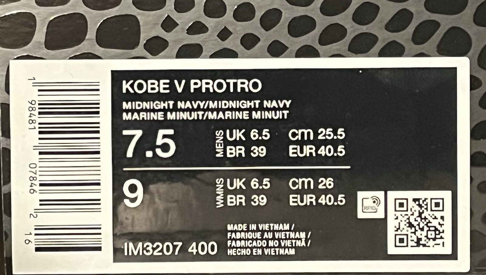 NEW Nike Kobe V 5 Protro PE x Caitlyn Clark Indiana Fever IM3207-400 Men Sz 7.5