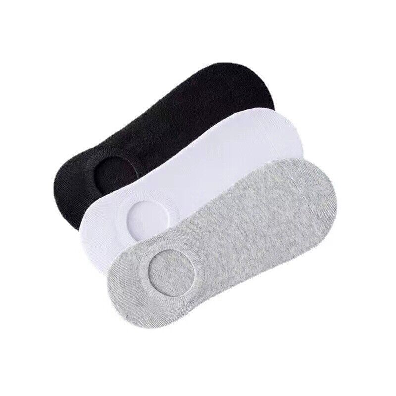 Lot 12 Pairs Mens No Show Socks Low Cut Anti-slid Casual Invisible Liner Socks