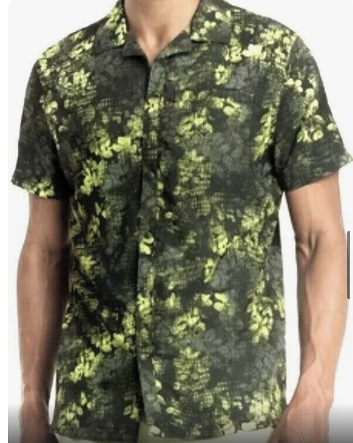 Men’s All In Motion Quick Dry Resort Shirt Green Choose Size