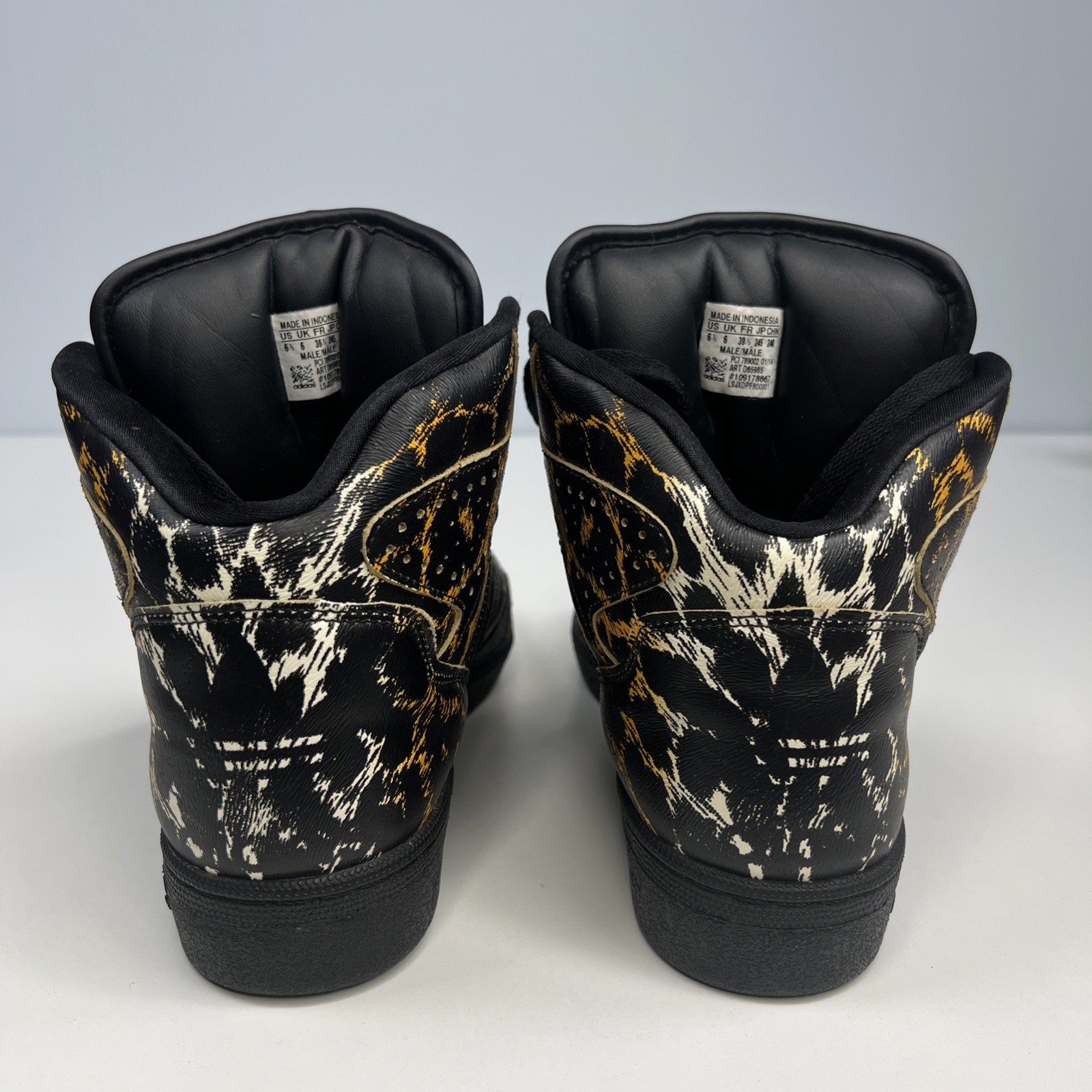 Rare adidas Jeremy Scott Instinct Hi Leopard D65985 Men 6.5