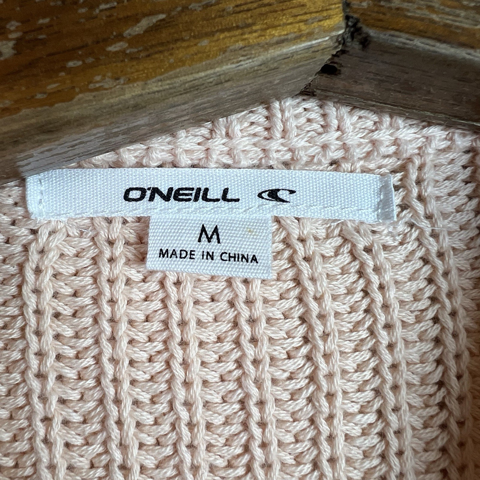 O’Neill Women’s Blush Lucky Lady Mock Neck Sweater Pullover Size M NWT Preppy