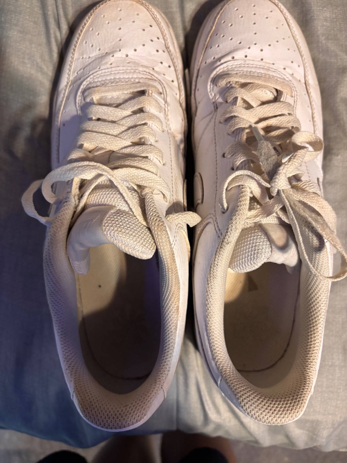 Size 9.5 – Nike Court Vision Low Triple White