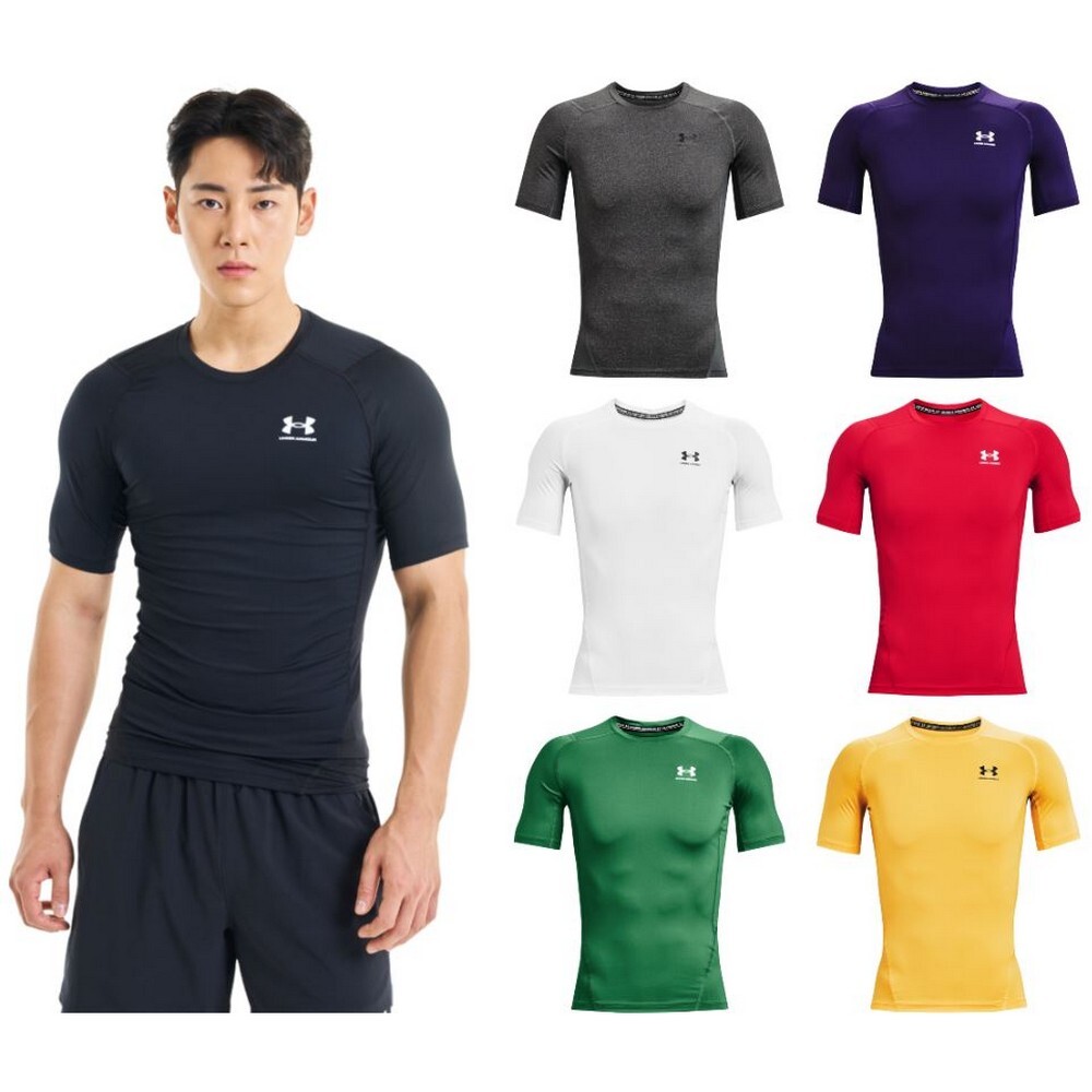 Under Armour 1361518 UA HeatGear® Armour Compression T-Shirt Short Sleeve Tee