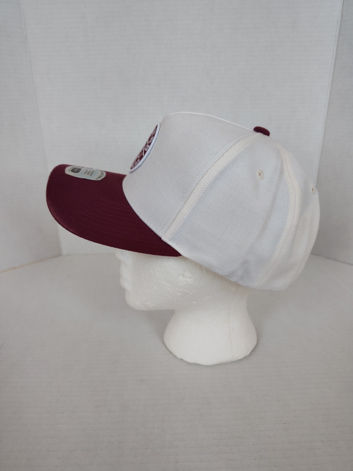 Brixton Crest Port and Off White Netplus Snapback Hat One Size