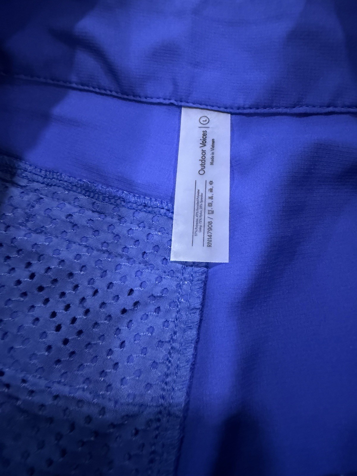 Outdoor Voices NEW SolarCool 6″ Boardshorts NWT Blue Stone