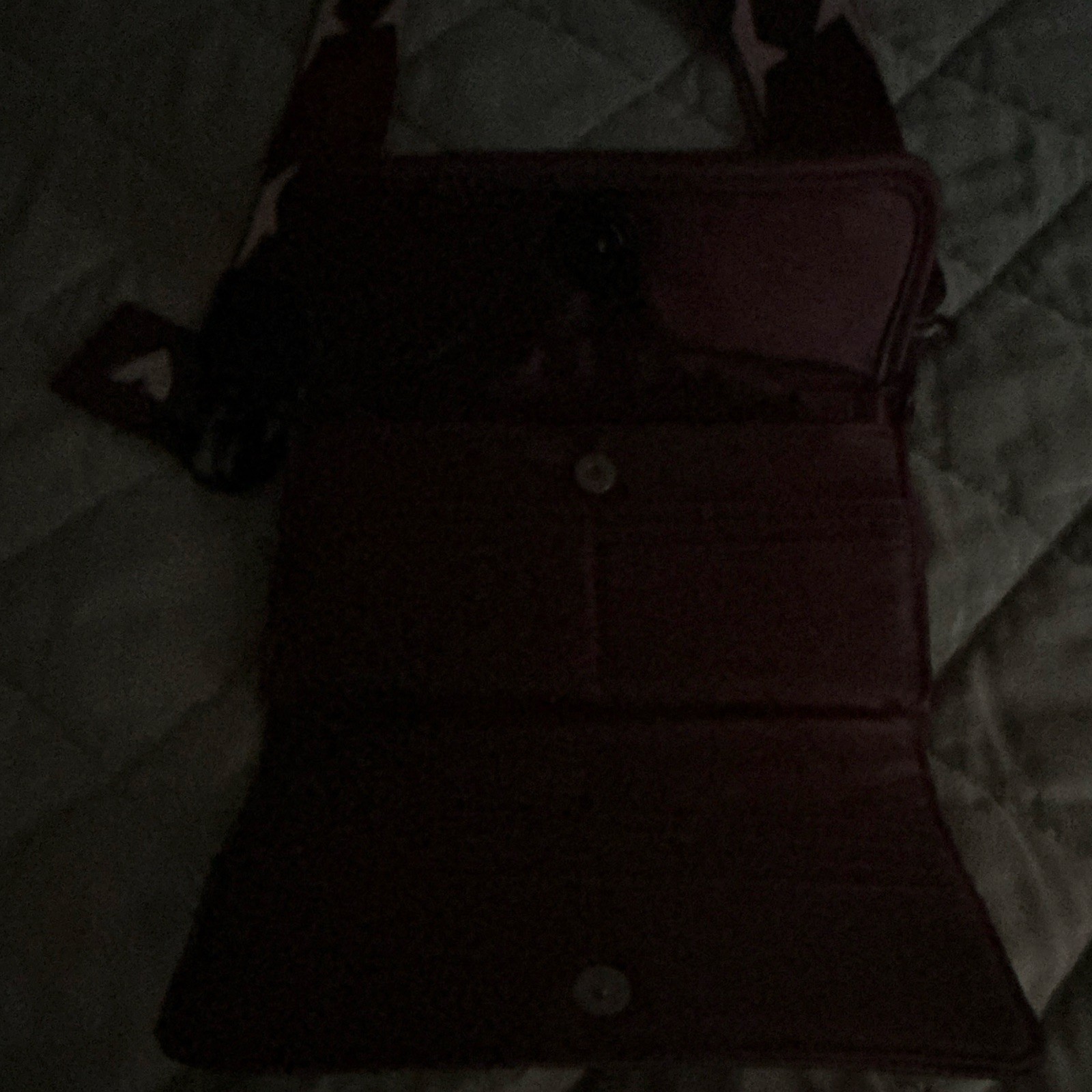 Red Quilted Shoulder Bag Medium Rectangle Snap Closure Pockets Silver Hardware