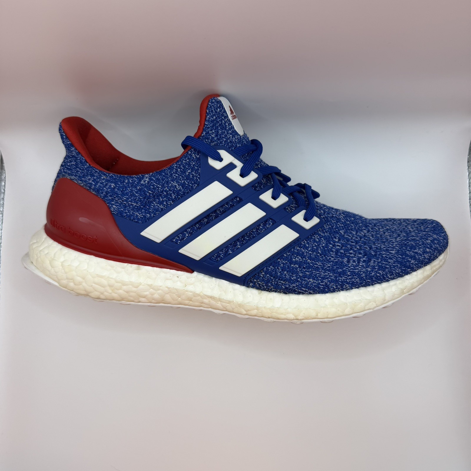 Adidas UltraBoost 4.0 Men’s Size 10 USA Red White Blue Athletic Shoes