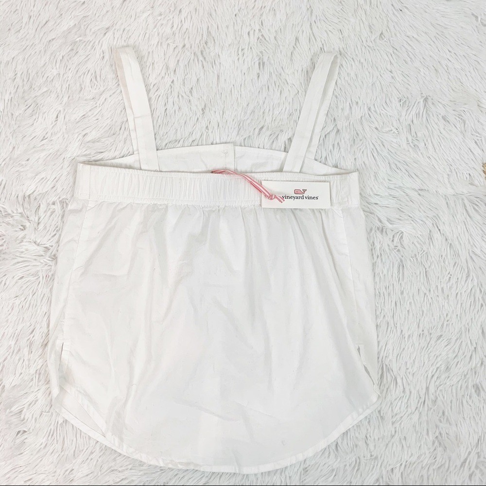 Vineyard Vines button up solid white tank top New women XXS