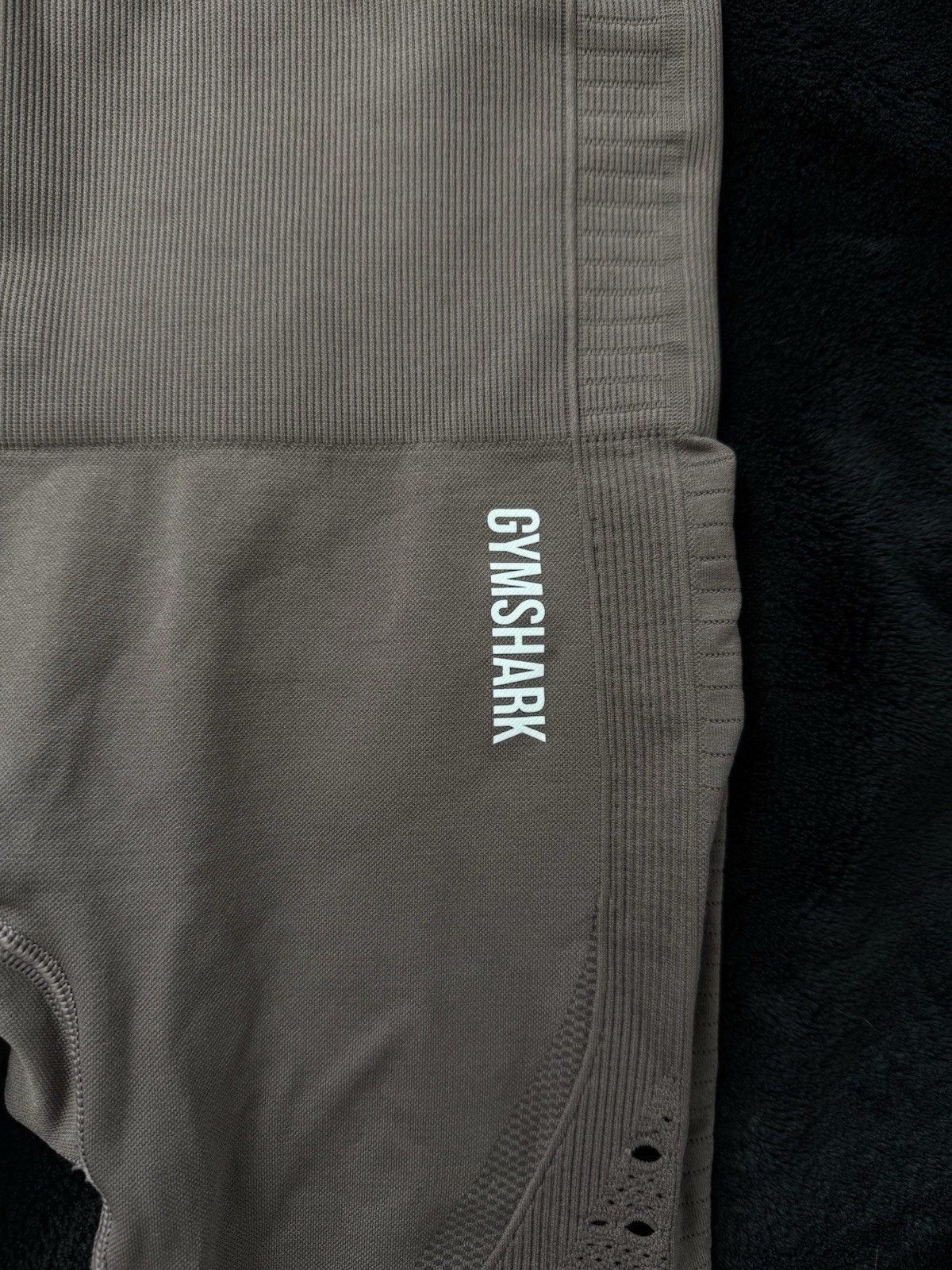 Gymshark Vital Seamless High Rise Compression Capri Leggings Gray Womens S