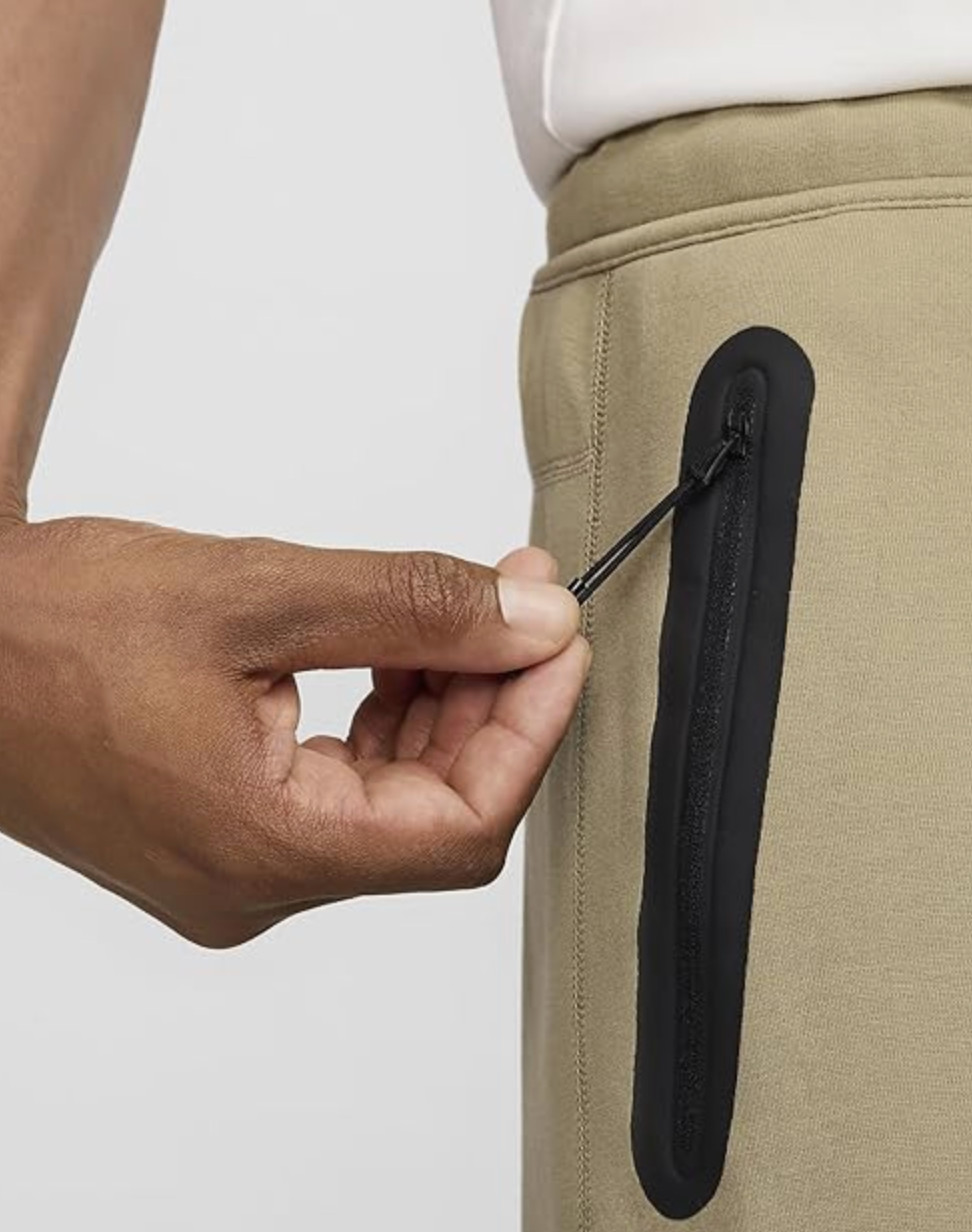 Nike Tech Fleece Open Hem Pants Neutral Olive Men’s Size Medium New HJ6533 276