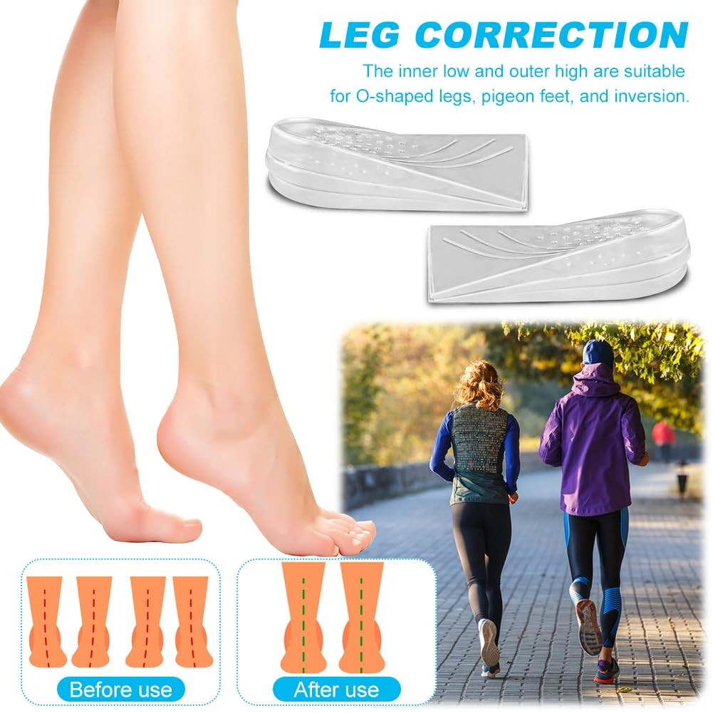 3 Layers Adjustable Heel Wedge Corrective Inserts for Supination & Pronation …