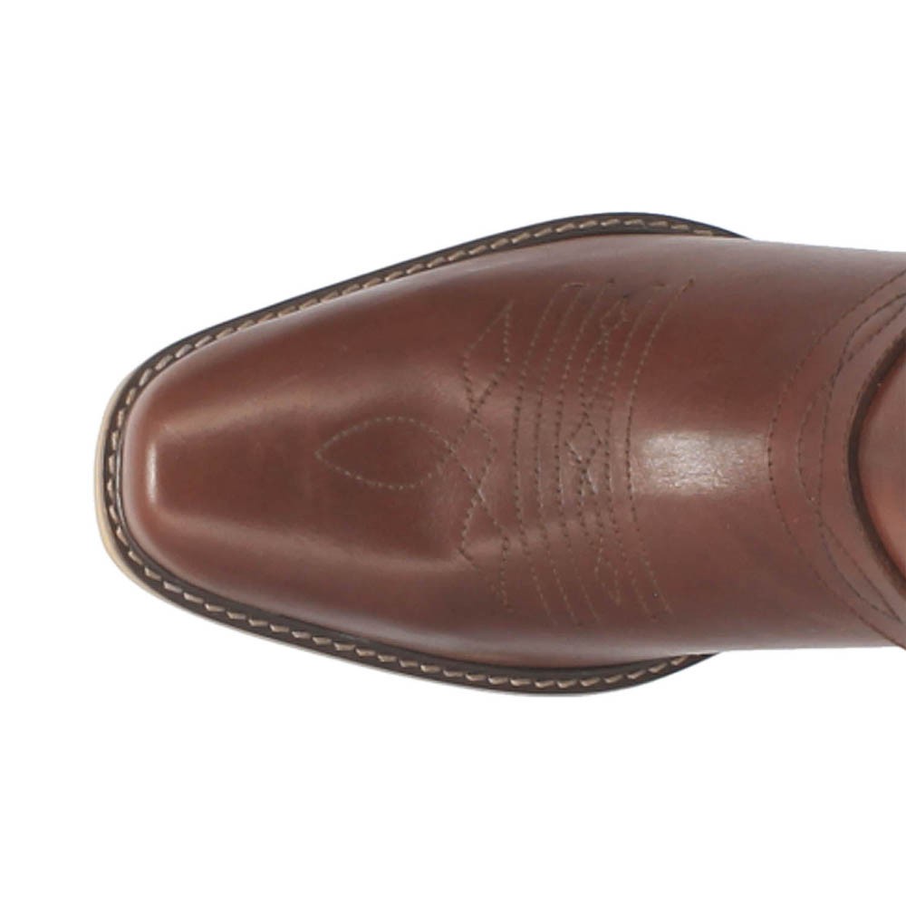 Dingo Black Bart Pull On Square Toe Mens Brown Casual Boots DI282-BRN