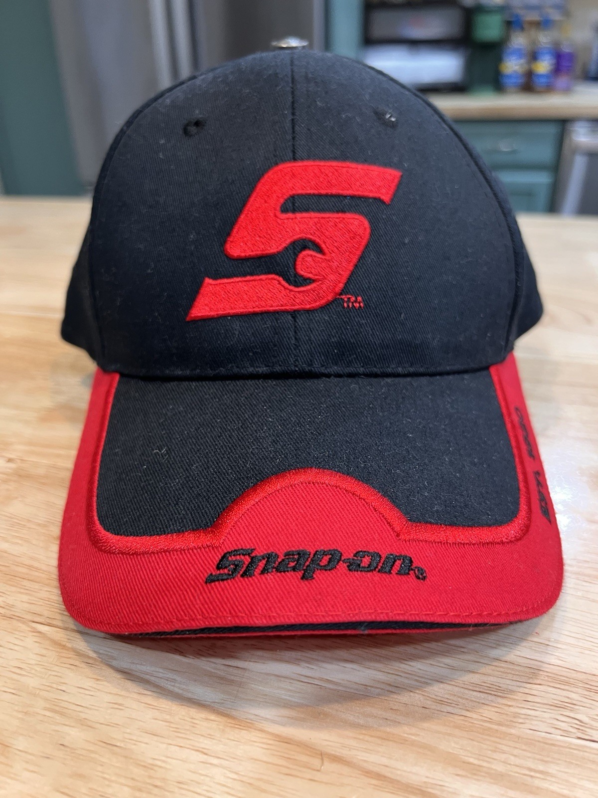 Snap On Tools Wrench Ball Cap Hat K Products Embroidered Logo Red Black